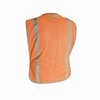 Ge Orange Safety Vest, Inner Pocket, W/Elastic strap GV074O